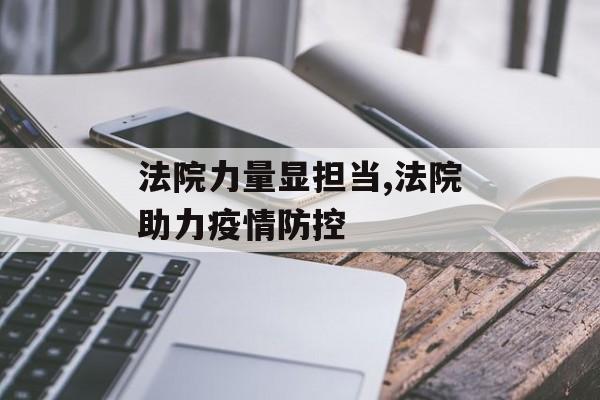 法院力量显担当,法院助力疫情防控